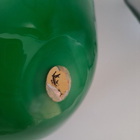 Murano Glass Bowl Tutti Frutti Handcrafted Decorative Art Piece Green Candy Dish - Picture 8 of 9